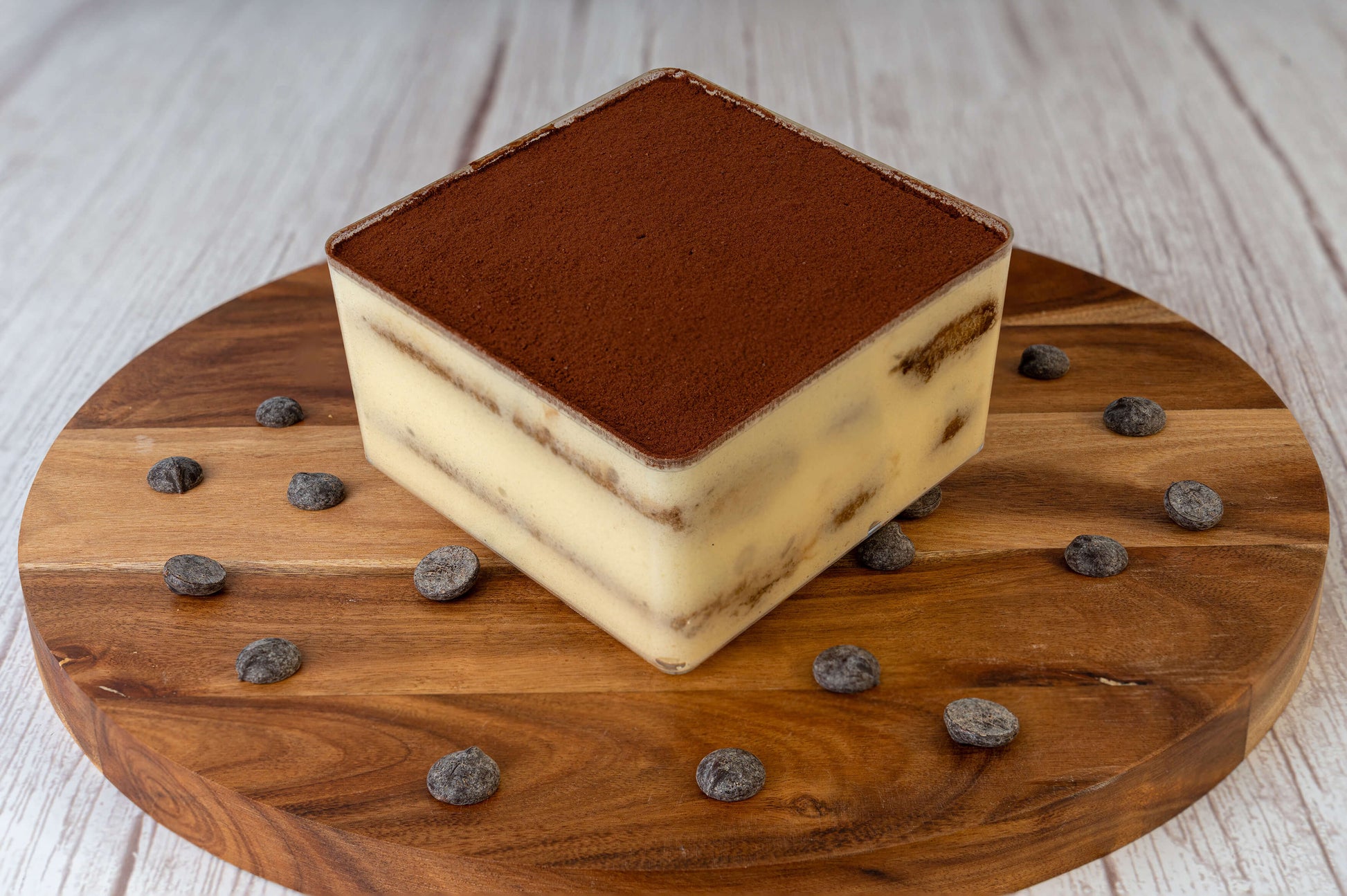 keto box cake - tiramisu